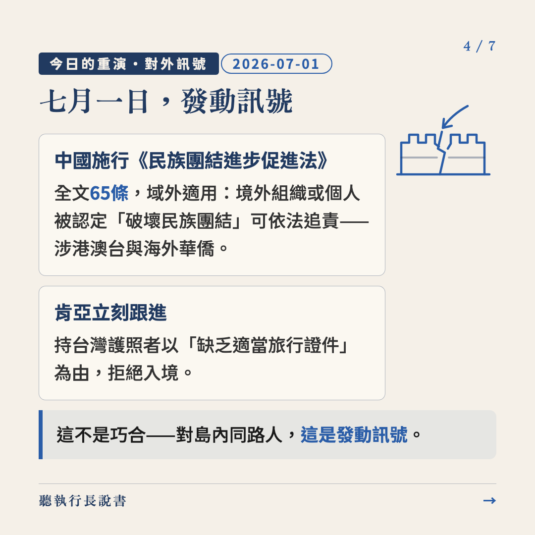🔸 賣國者的盤算。｜圖卡