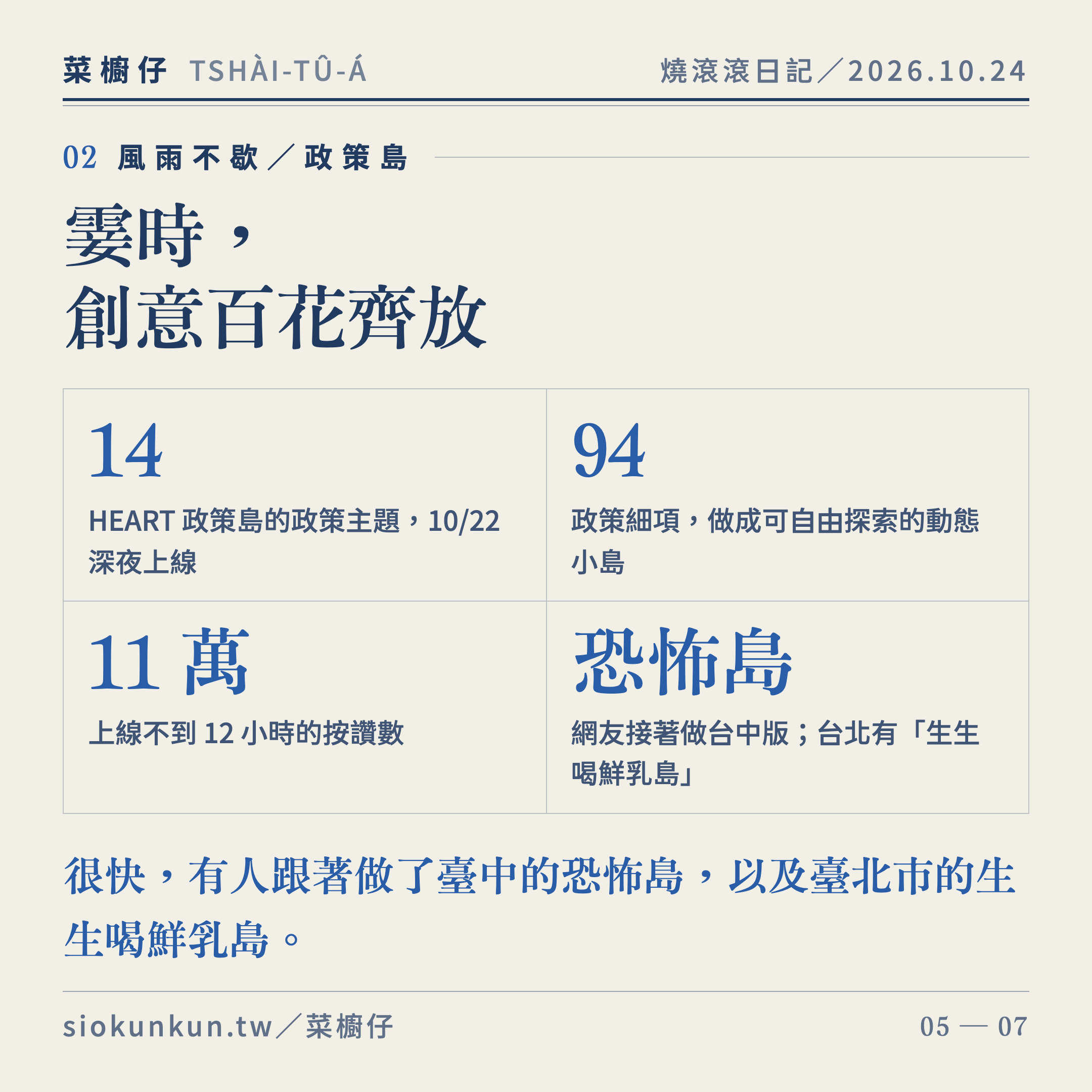 10 月 24 日｜圖卡